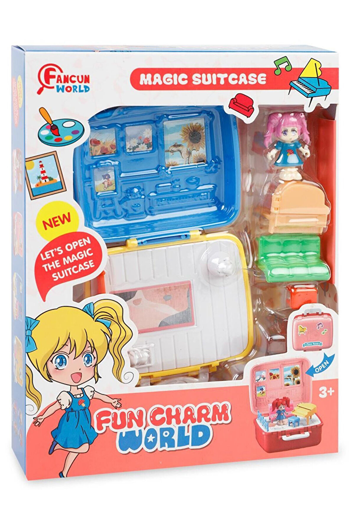 Kız Çocuk Oyuncak Erkek Çocuk Oyuncak KUTULU BEBEKLİ OYUN SETİ Eğitici Oyuncaklar