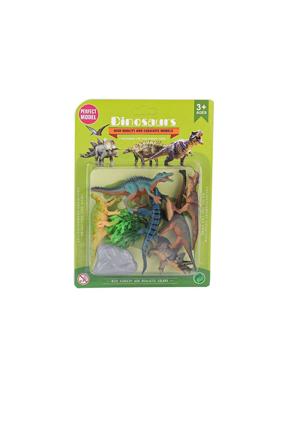 Kız Çocuk Oyuncak Erkek Çocuk Oyuncak H5 KARTELALI DİNAZORLAR SET Eğitici Oyuncaklar