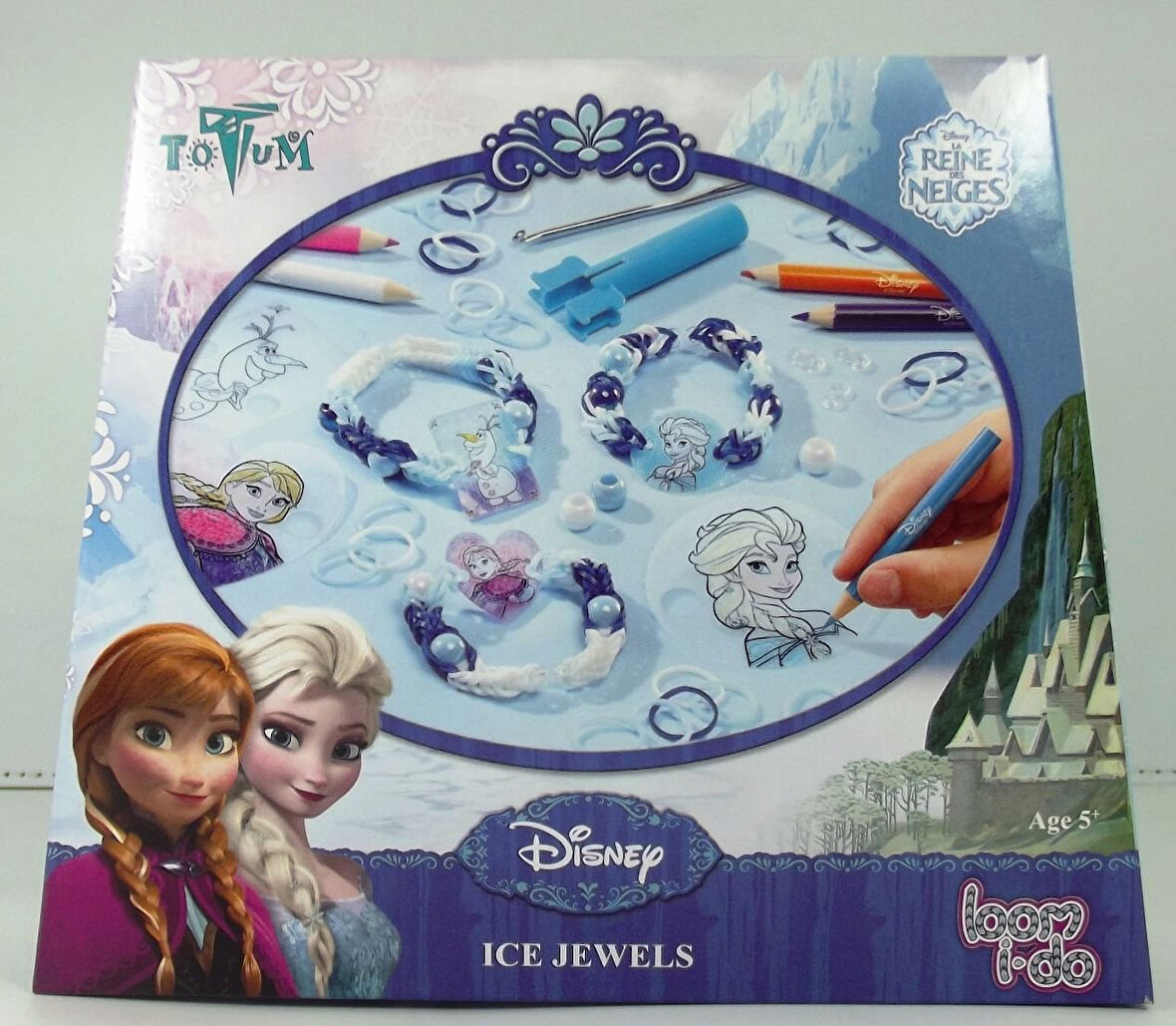 Kız Erkek Çocuk Oyuncak Disney Frozen Loom Bileklik Seti Kız Erkek Çocuk Eğitici