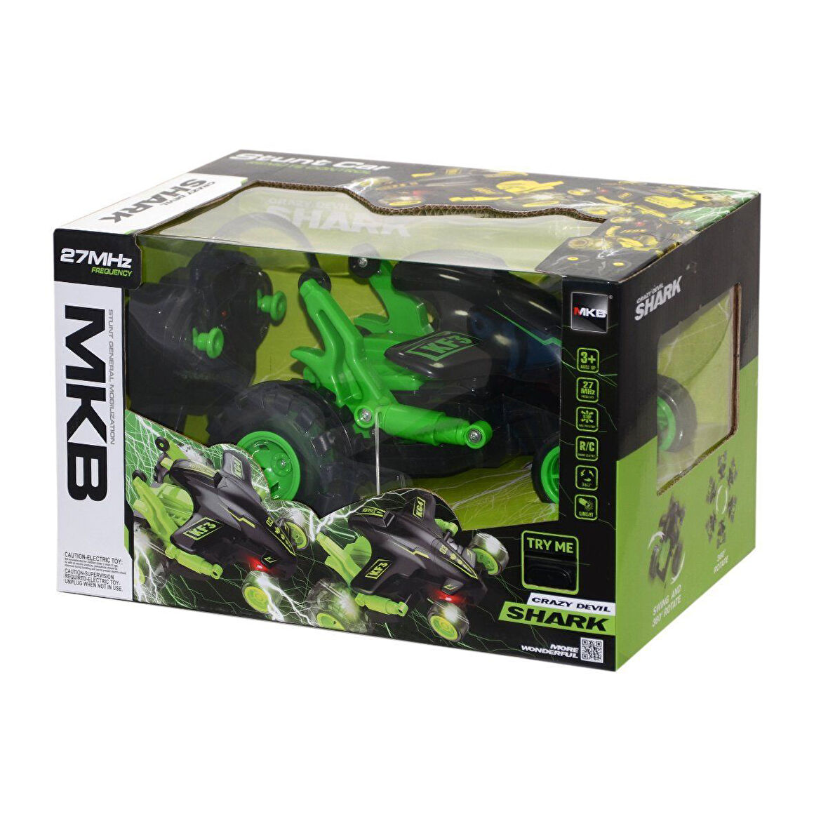 Kız Erkek Çocuk Oyuncak MKB-5588-626 Kumandalı Şarjlı Akrobat Shark Kız Erkek Çocuk Eğitici Eğitici Oyun