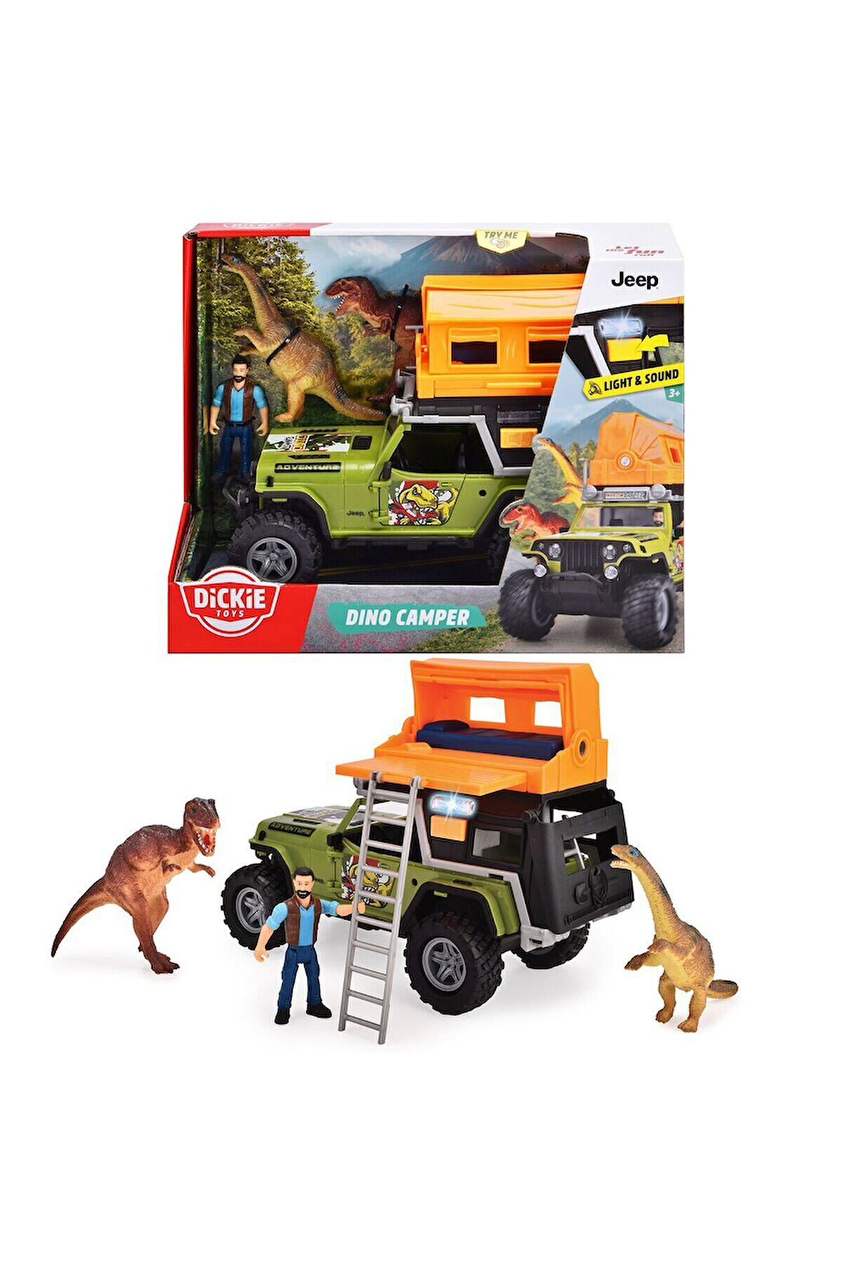 Kız Çocuk Oyuncak Erkek Çocuk Oyuncak 203834011 Dickie Dino Kampçı Eğitici Oyuncaklar