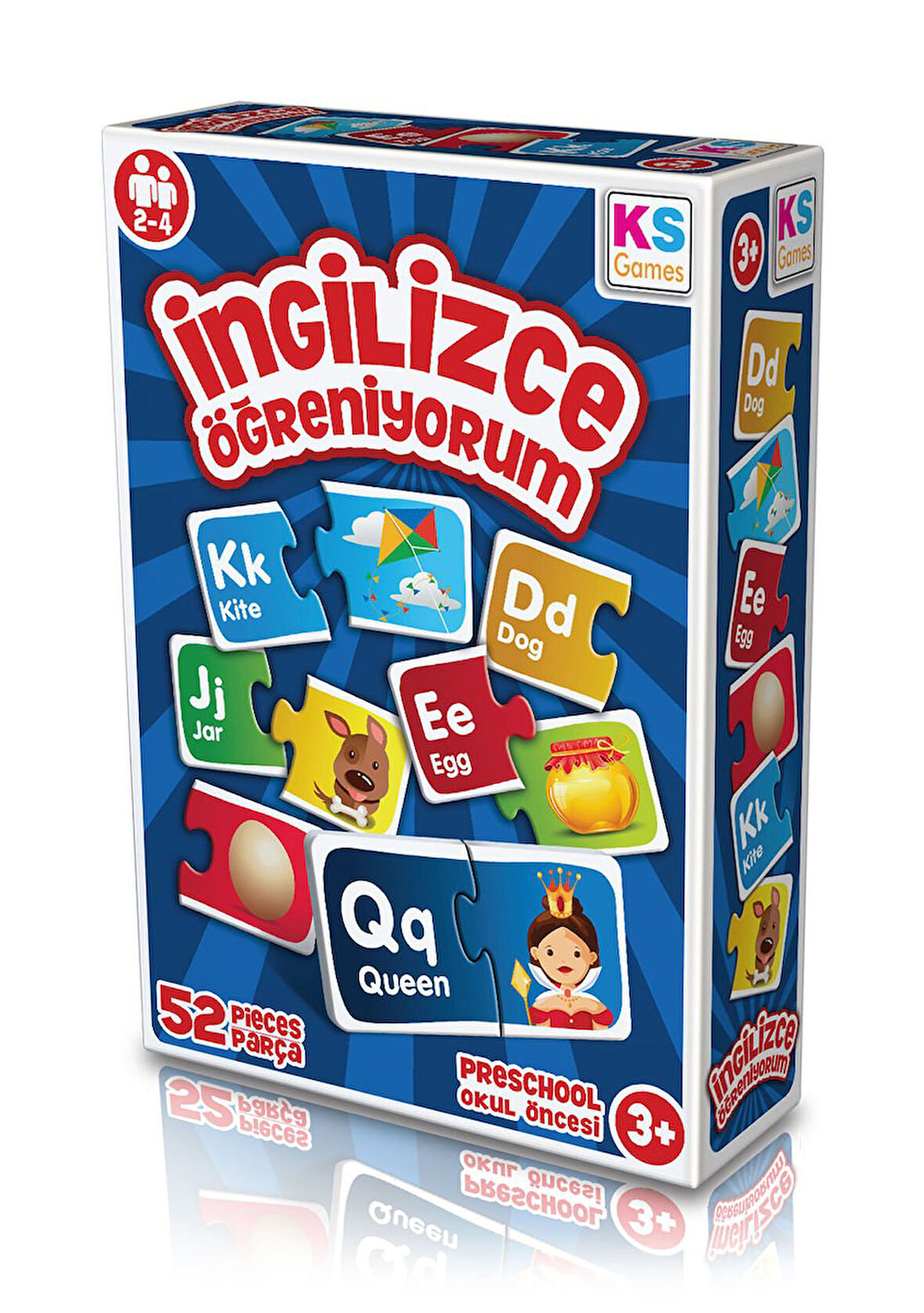 Öğretici Oyuncak KS Games Eğitici Oyunlar İngilizce Eşleştirme Oyunu Kız Erkek Çocuk Eğitici Eğit