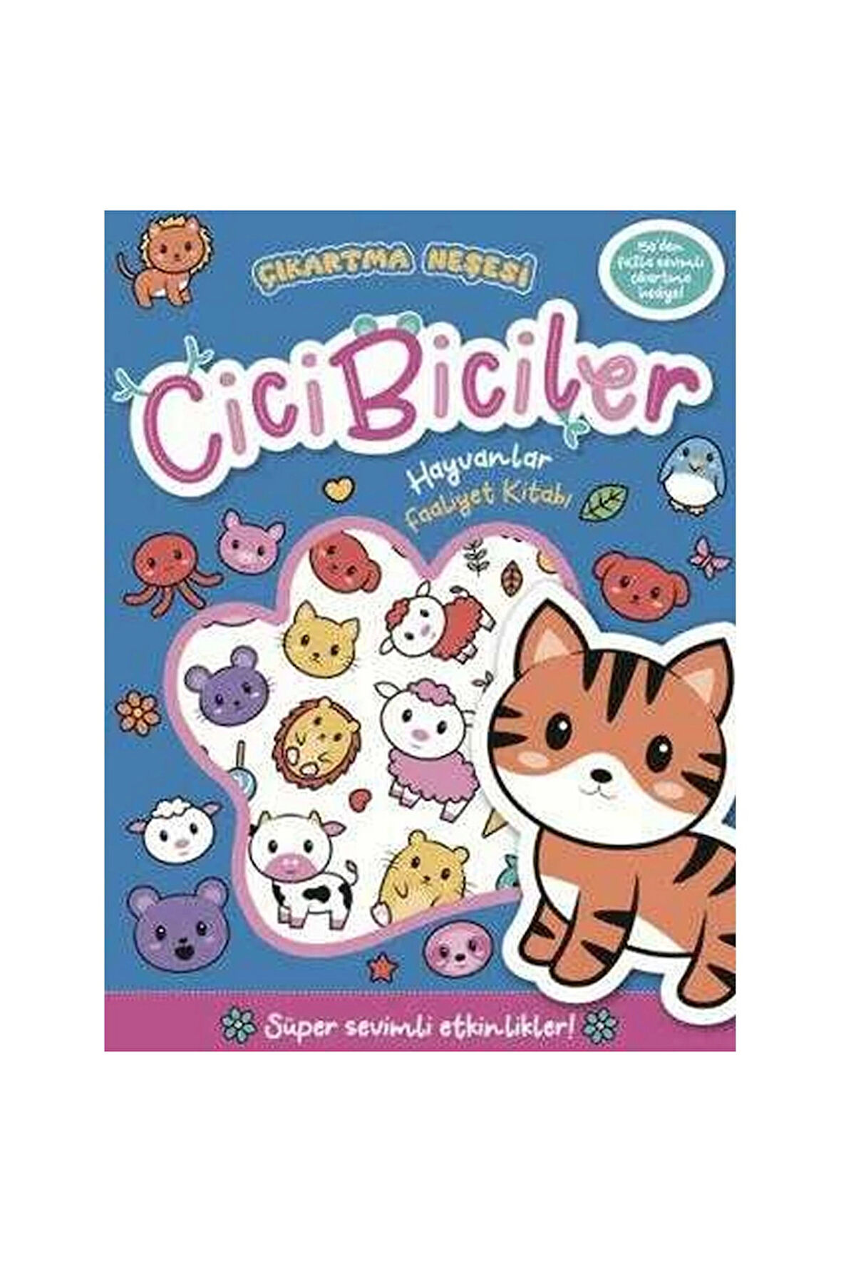 Kız Çocuk Oyuncak Erkek Çocuk Oyuncak Çıkartma Neşesi Cicibiciler Hayvanlar Faaliyet Kitabı Eğitici