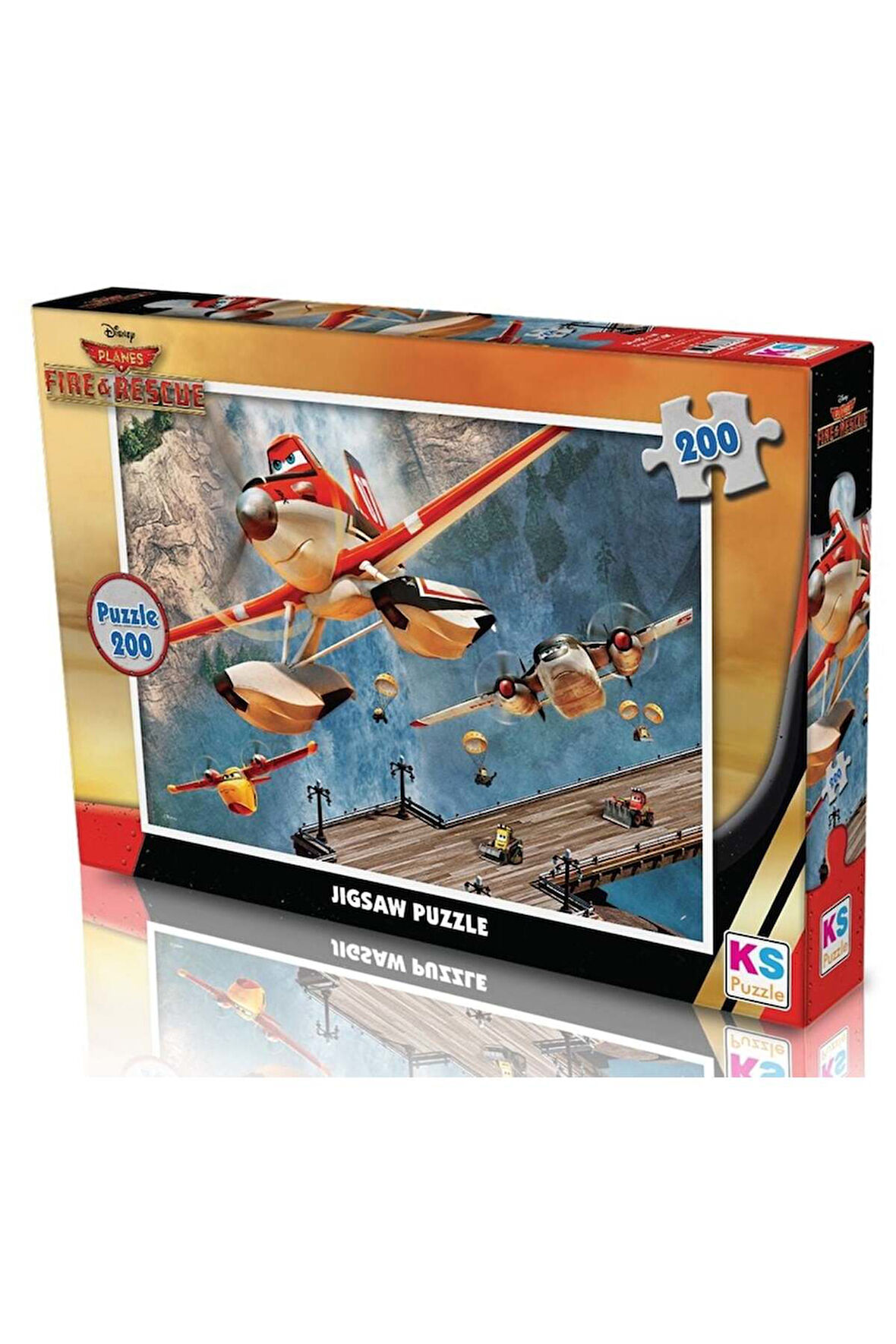 Kız Çocuk Oyuncak Erkek Çocuk Oyuncak KS Puzzle 200 Parça Planes Eğitici Oyuncaklar