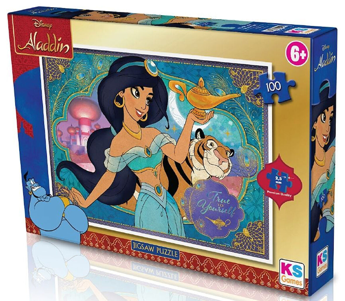 Öğretici Oyuncak KS Puzzle 100 Parça Aladdin Kız Erkek Çocuk Eğitici