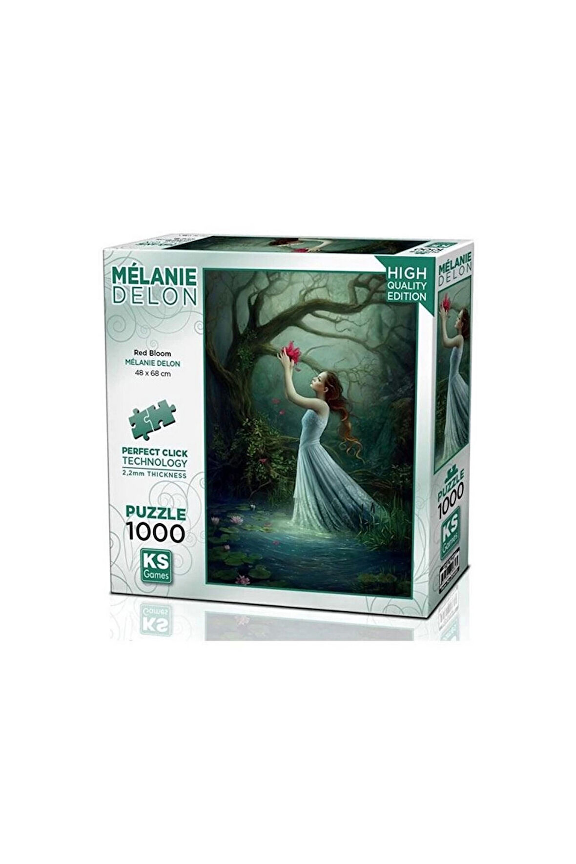 Kız Çocuk Oyuncak Erkek Çocuk Oyuncak KS Games Red Bloom Puzzle 1000 Parça 20682 Eğitici Oyuncaklar
