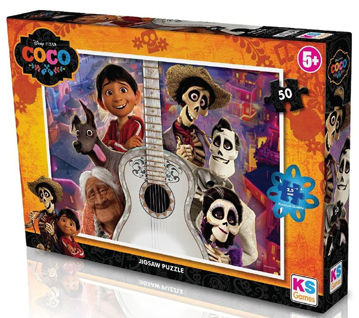 Kız Erkek Çocuk Oyuncak KS Puzzle 50 Parça Coco Kız Erkek Çocuk Eğitici