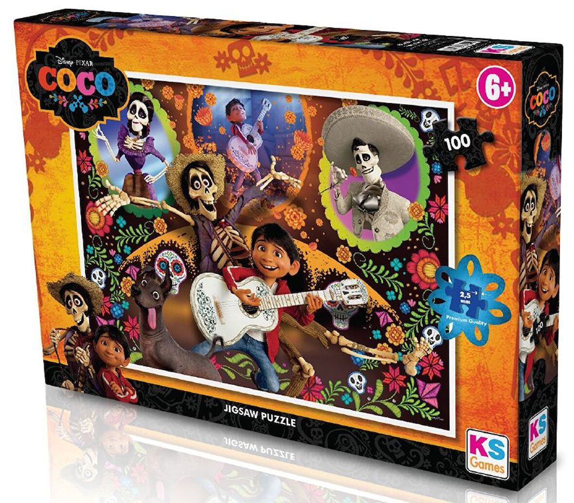 Eğitici Oyuncak KS Puzzle 100 Parça Coco Kız Erkek Çocuk Eğitici