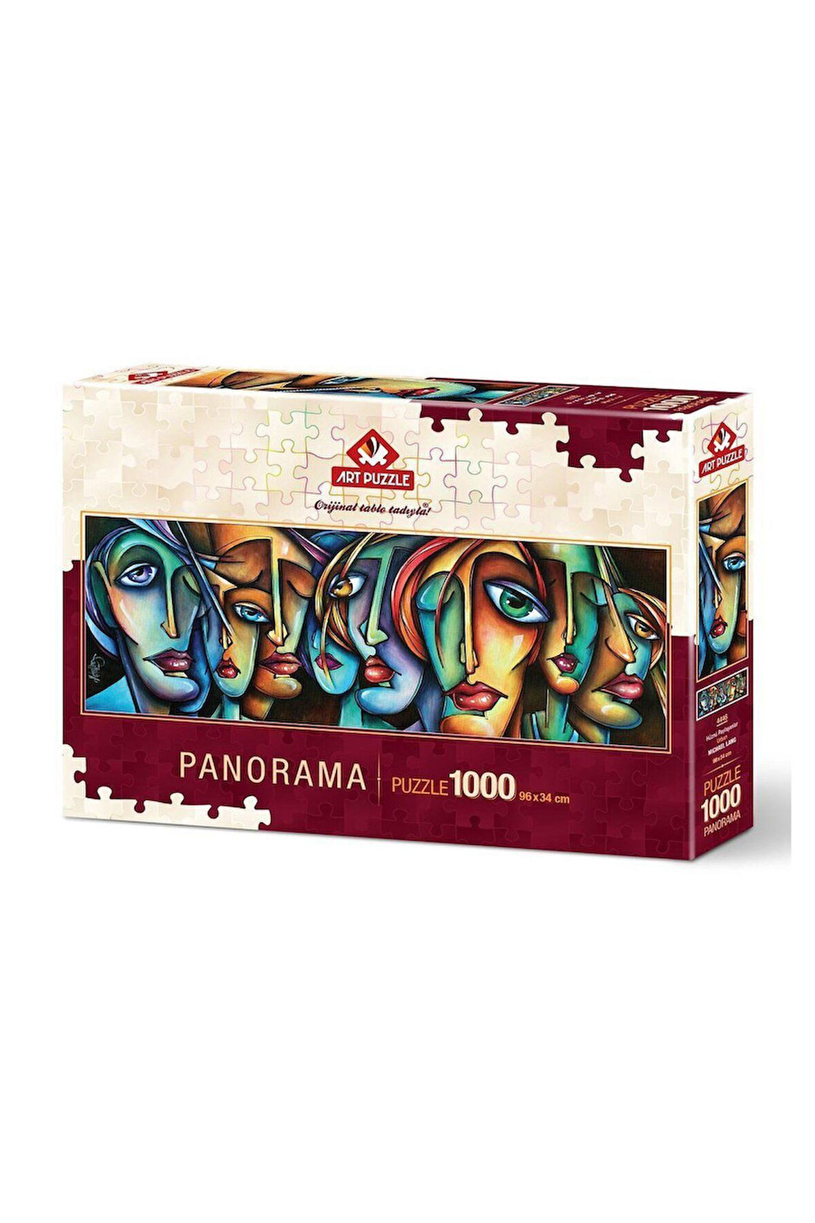 Kız Çocuk Oyuncak Erkek Çocuk Oyuncak 4446 Art Puzzle, Hüznü Paylaşanlar, 1000 Parça Panorama Puzzle