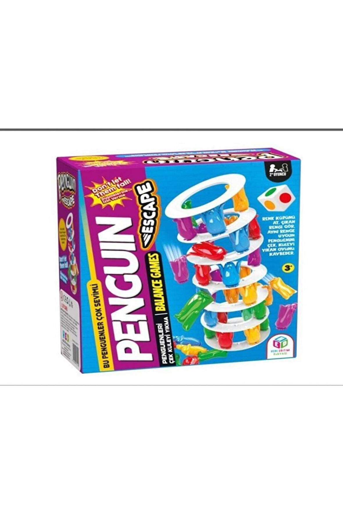 Kız Çocuk Oyuncak Erkek Çocuk Oyuncak 1160 Penguin Escape - Denge Oyunu Eğitici Oyuncaklar