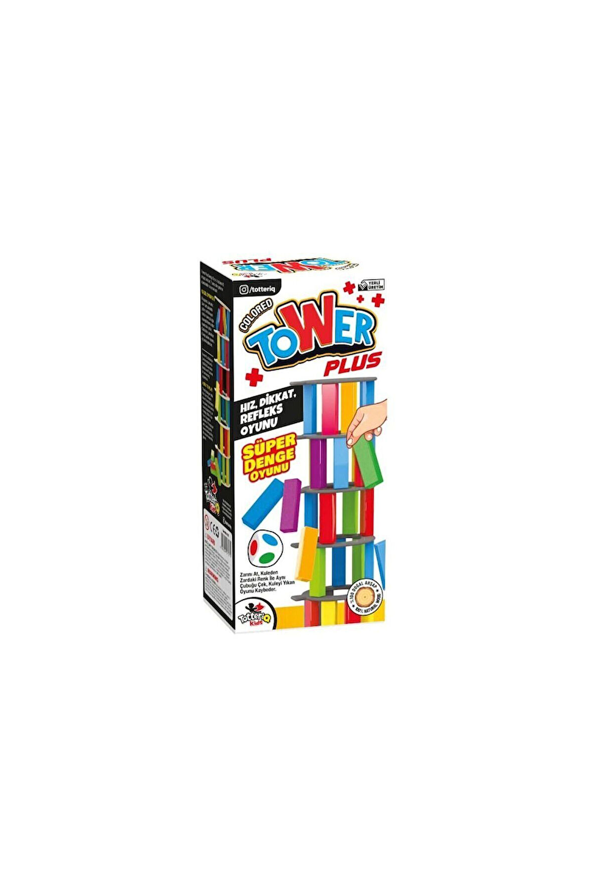 Kız Çocuk Oyuncak Erkek Çocuk Oyuncak 8214 RENKLİ TOWER Eğitici Oyuncaklar