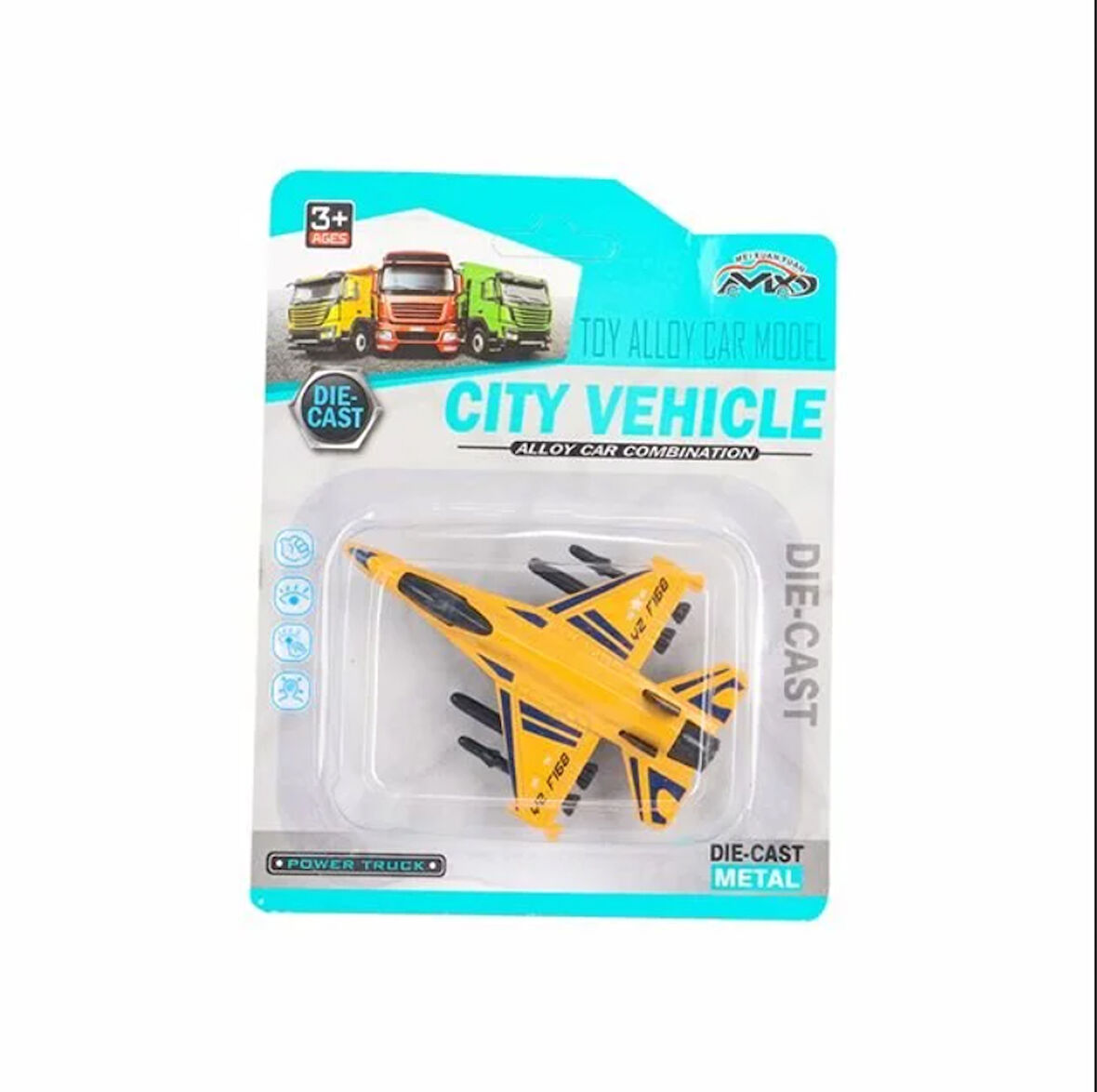Eğitici Oyuncak Die Cast Metal F-14 Benzeri Savaş Uçağı Kız Erkek Çocuk Eğiticil