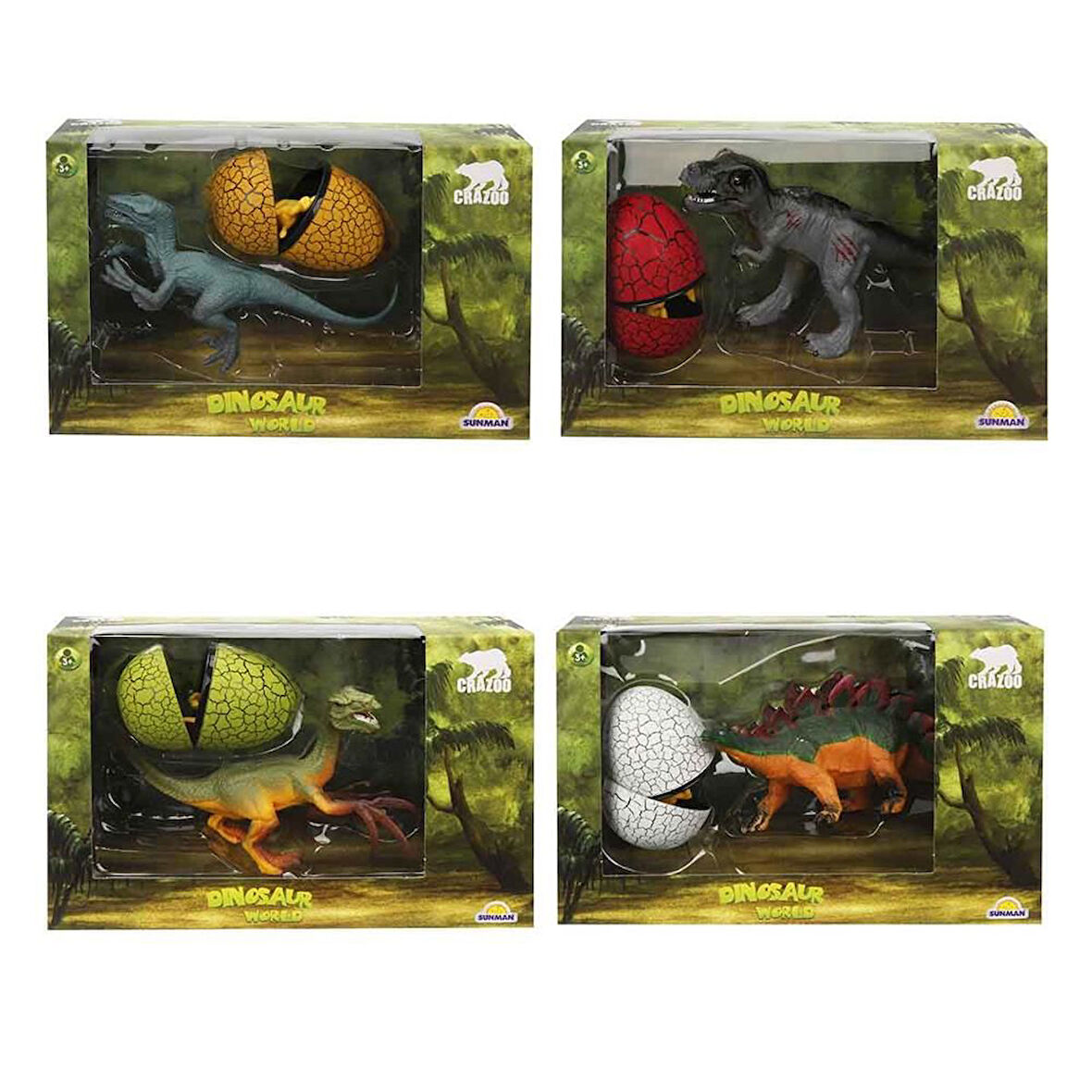 Kız Erkek Çocuk Oyuncak Dinozor ve Yavrusu Oyun Seti -1adet stokta olan gönderilir Kız Erkek Çocuk Eğiticil