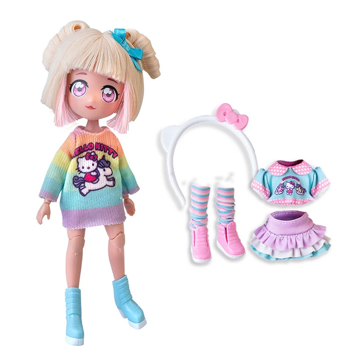 Eğitici Oyuncak Hello Kitty Manga Bebek ve Scooter Kız Erkek Çocuk Eğitici