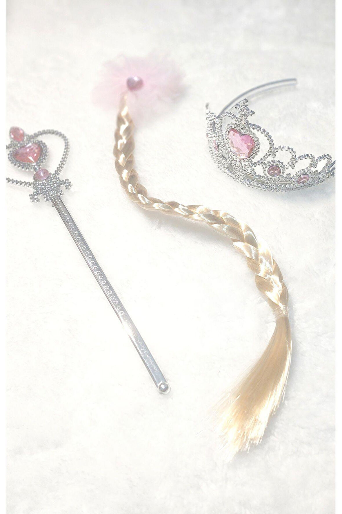 Eğitici Öğretici Çocuk Oyuncaklar Anna ve elsa saç taç asa seti