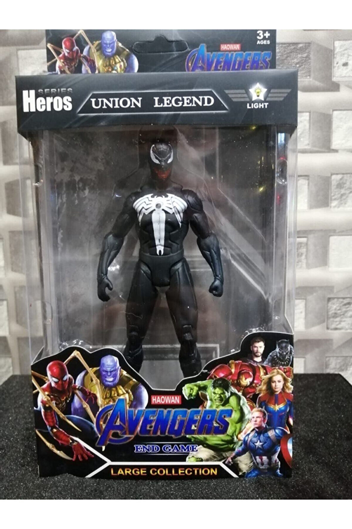 Eğitici Eğlenceli Çocuk Oyuncak Endgame Işıklı Figür 18Cm Venom