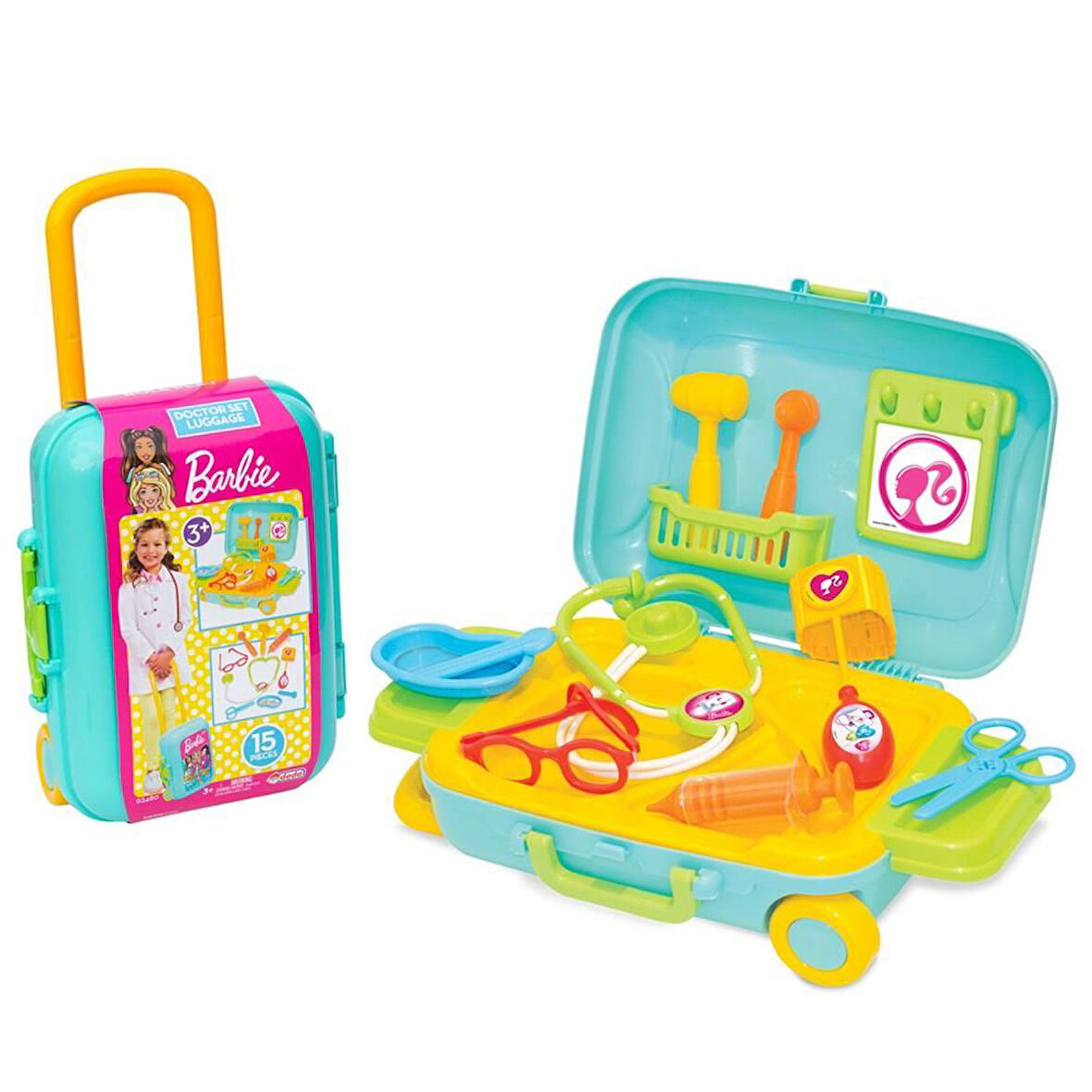 Kız Erkek Çocuk Oyuncak Oyuncak 15 Parça Bavulum Doktor Seti Kız Erkek Çocuk Eğitici