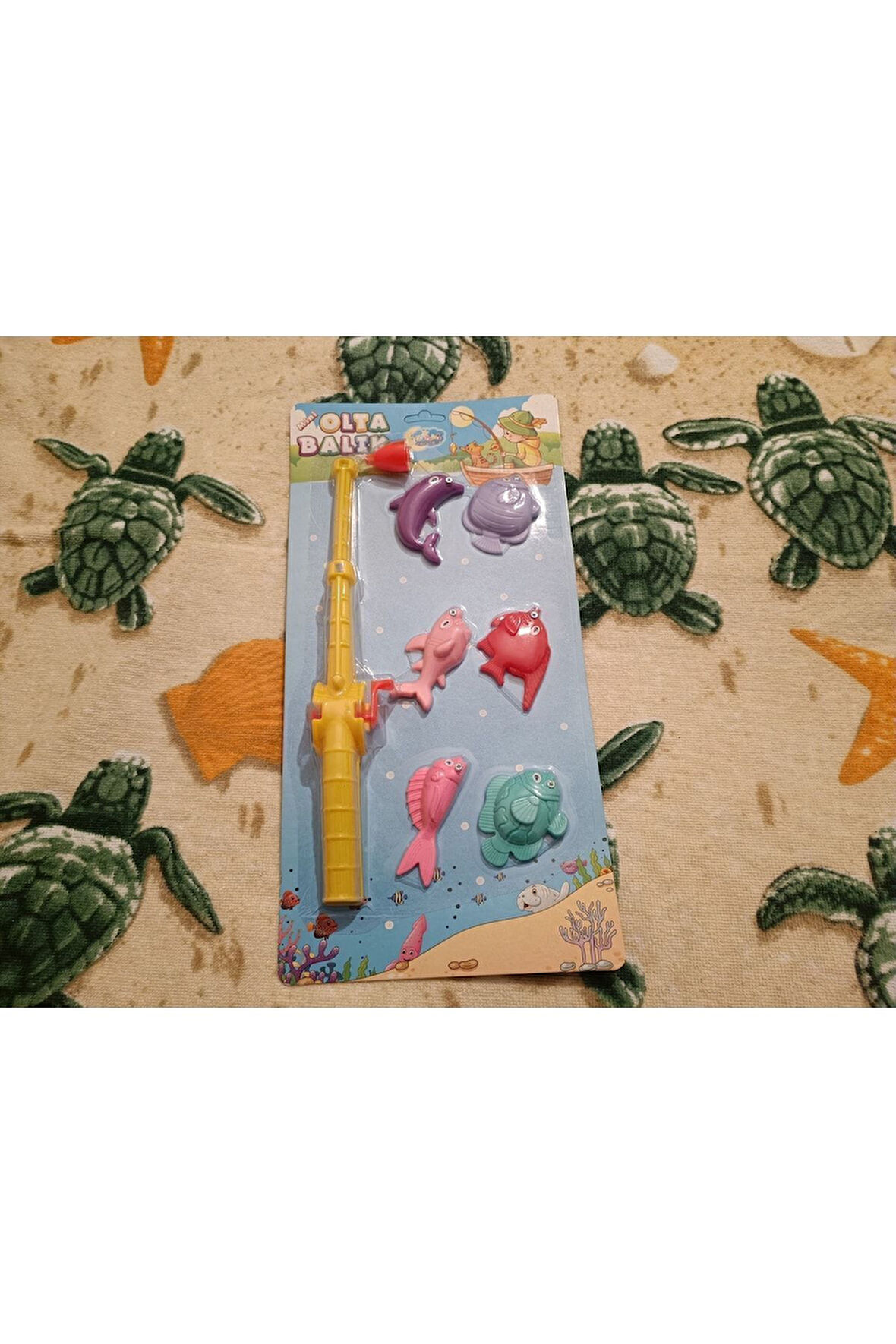 Eğitici Öğretici Çocuk Oyuncaklar Mini Balık Olta Seti Oyuncak