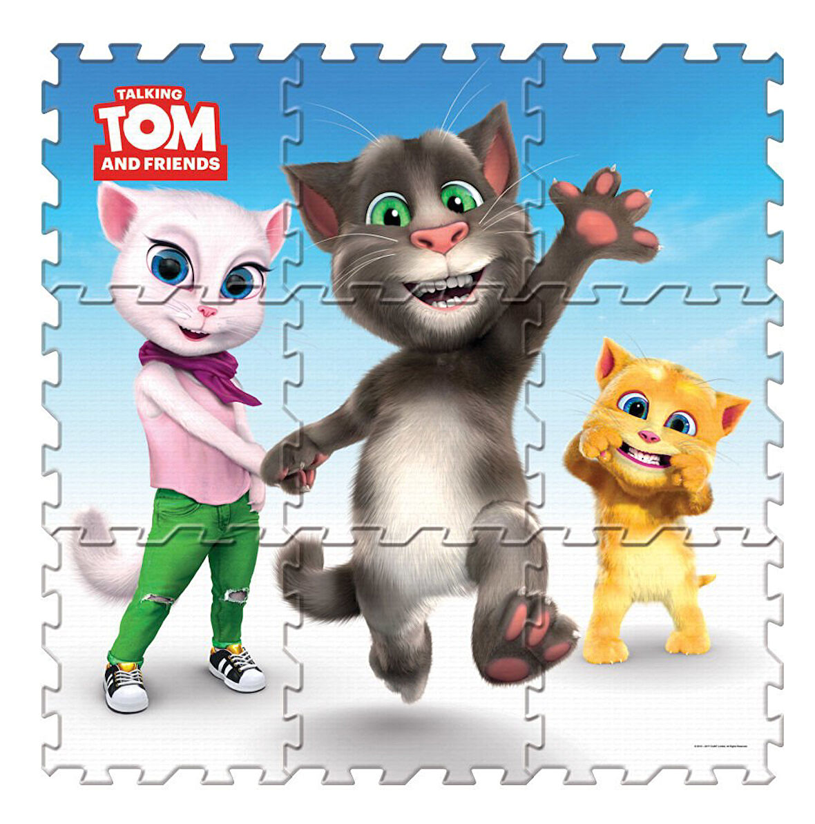 Kız Erkek Çocuk Oyuncak Konuşan Kedi Tom Eva Yer Matı Kız Erkek Çocuk Eğitici