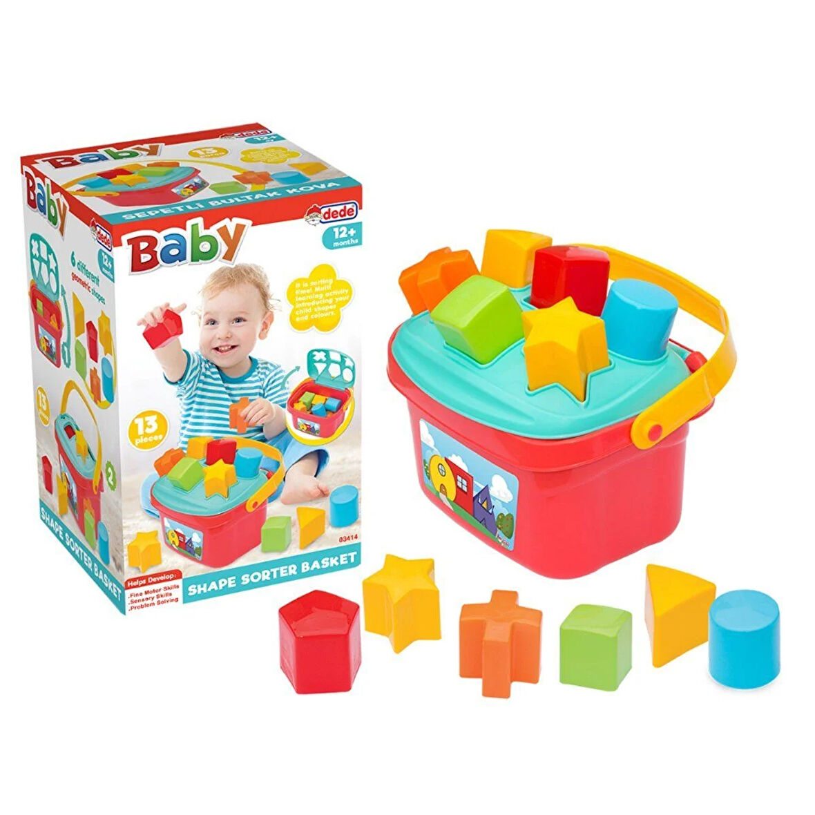 Kız Erkek Çocuk Oyuncak 03414 SEPETLİ BULTAK KOVA Kız Erkek Çocuk Eğitici