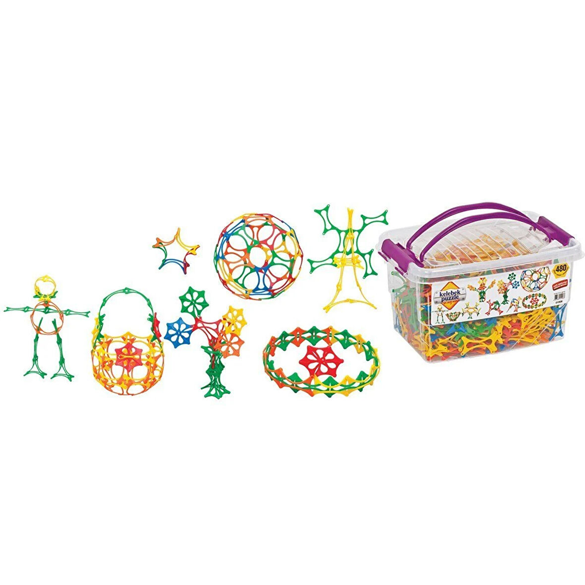 Öğretici Oyuncak 01906 Dede Kelebek Puzzle 480 Parça Kız Erkek Çocuk Eğitici