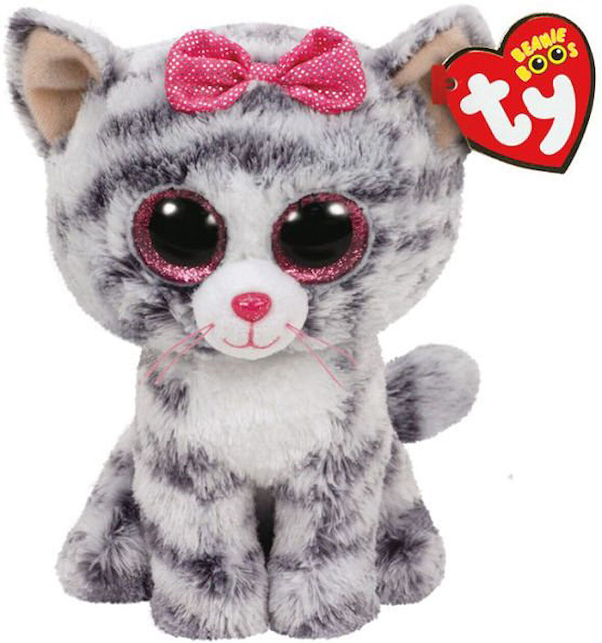 Öğretici Oyuncak TY Kiki - Grey Cat Reg 15cm Kız Erkek Çocuk Eğitici