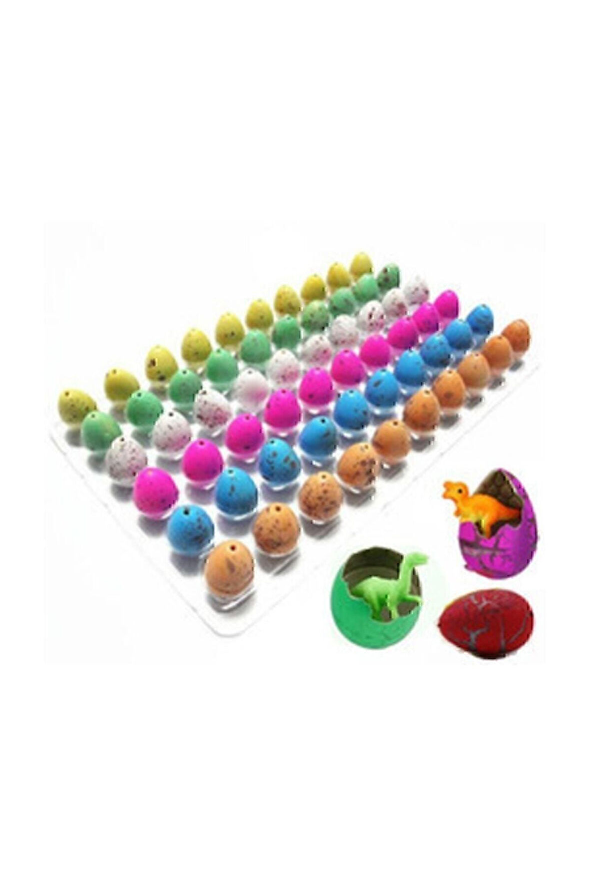 Eğitici Öğretici Çocuk Oyuncaklar Dinazor Animal Yumurtası Renkli Çatlayan Yumurtalar Ve Büyüyen Hay