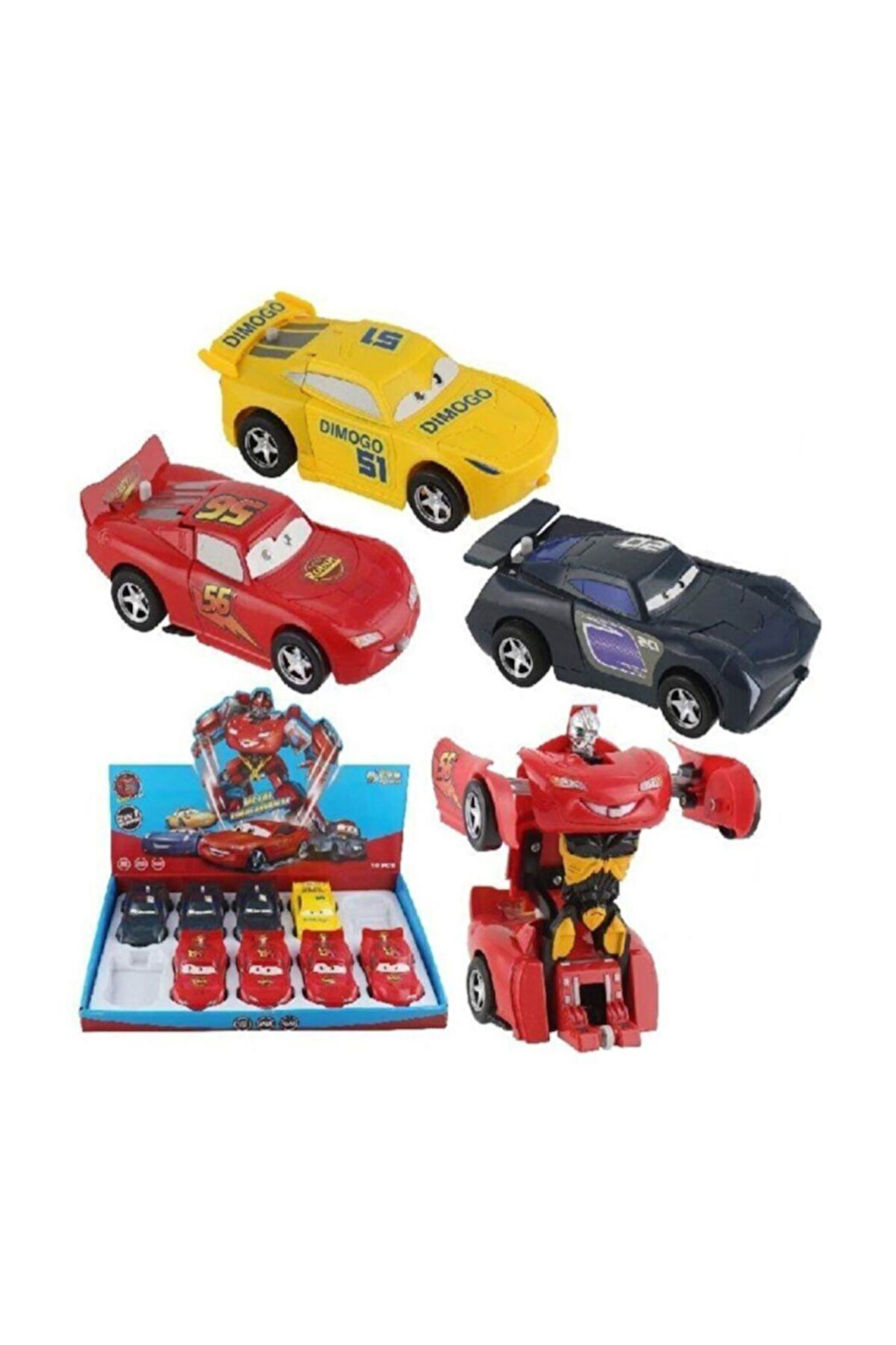 Eğitici Öğretici Çocuk Oyuncaklar Oyuncak Metal Robot Olan Araba /