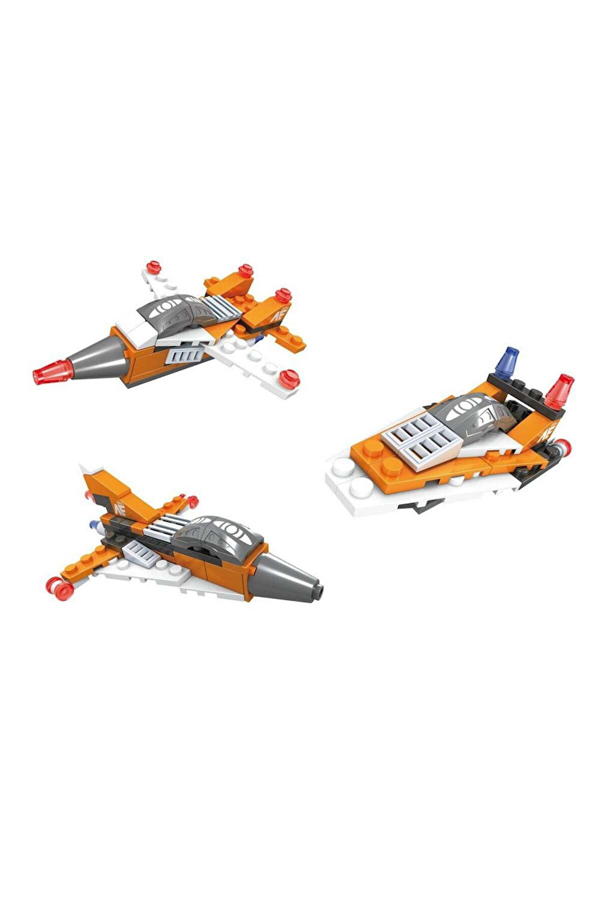 Kız Çocuk Oyuncak Erkek Çocuk Oyuncak Ausini Assembling Master 3 in 1 62 Parça Hava Araçları Eğitici