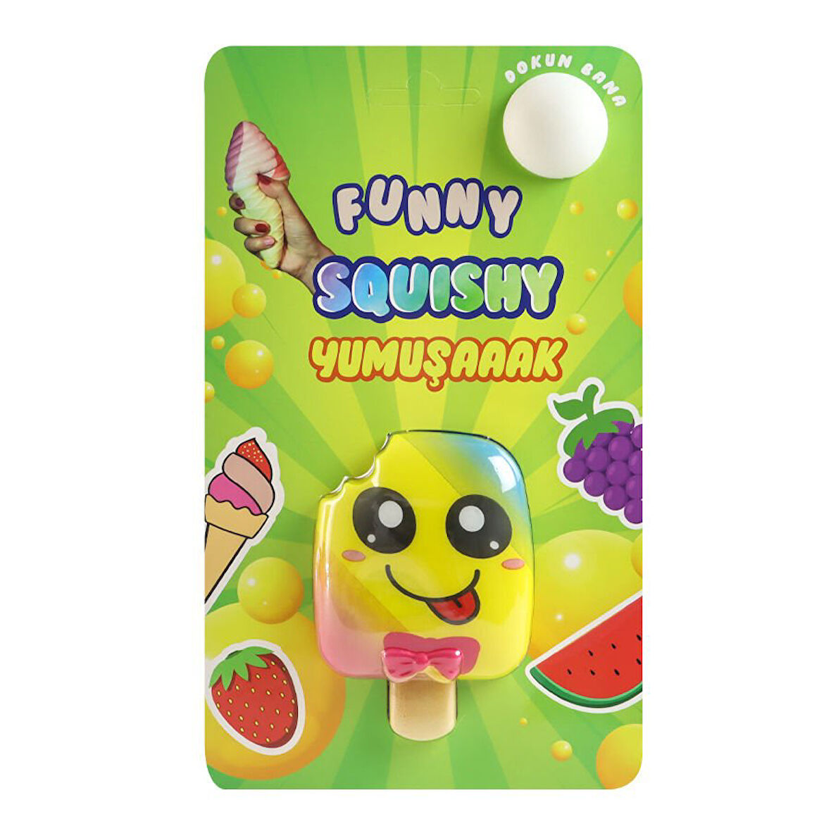 Öğretici Oyuncak Squishy Çubuk Dondurma Kız Erkek Çocuk Eğitici