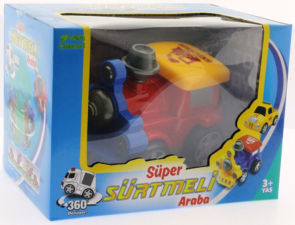 Kız Erkek Çocuk Oyuncak Sürtmeli Kırılmaz Kırmızı Tren G138 Kız Erkek Çocuk Eğitici