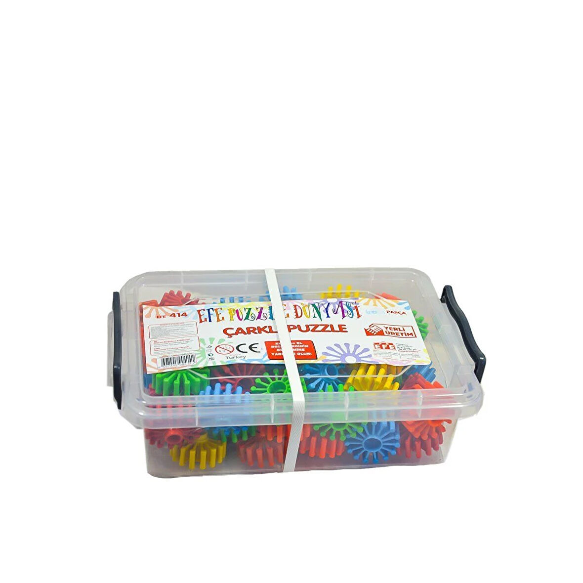 Eğlenceli Oyuncak 414 Efe Toys, 60 Parça Çarklı Puzzle Kız Erkek Çocuk Eğitici