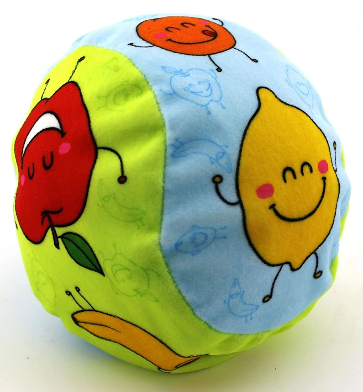 Kız Erkek Çocuk Oyuncak Meyve Temalı Yumuşak Top V05088 Kız Erkek Çocuk Eğitici