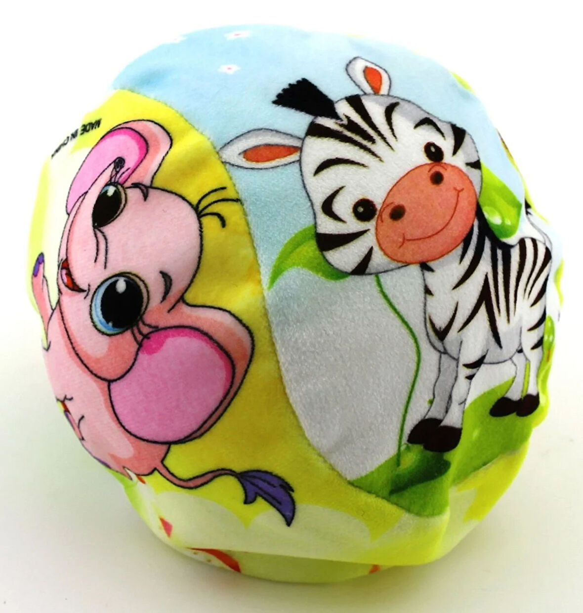 Öğretici Oyuncak Hayvan Temalı Yumuşak Top V05088 Kız Erkek Çocuk Eğitici