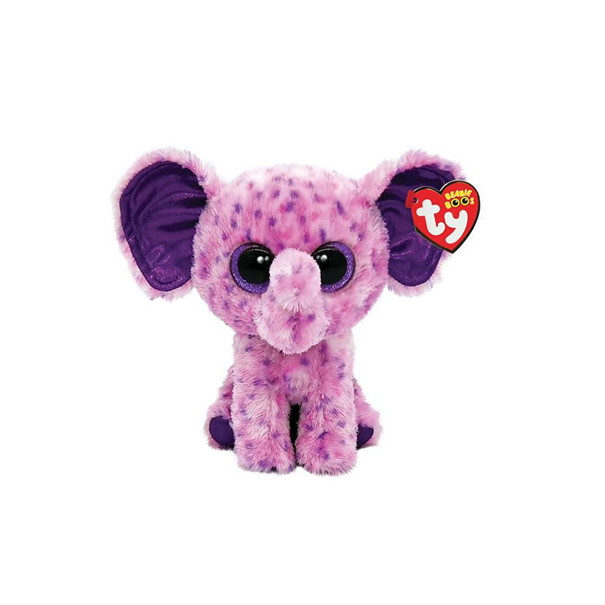 Öğretici Oyuncak Ty Beanie Boo's Eva Elephant Purple Peluş Kız Erkek Çocuk Eğitici Eğitici Oyunca