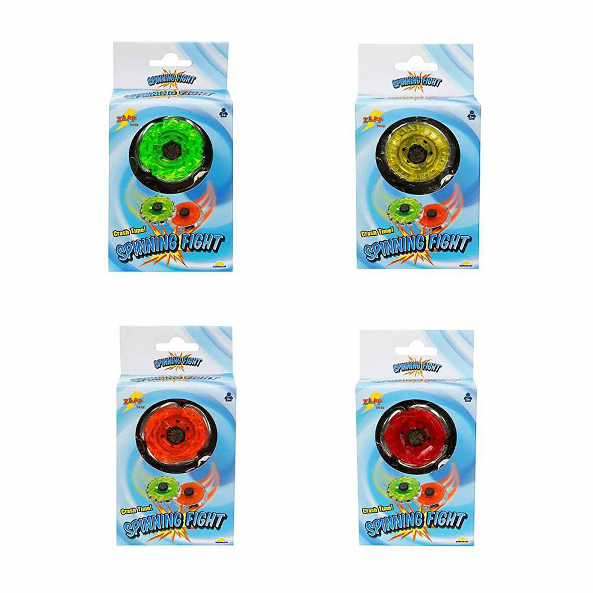 Eğlenceli Oyuncak S00003436 Zap Toys Renkli Topaç - 1adet Stokta Olan Gönderilir Kız Erkek Çocuk Eğitici Öğretici Oyun