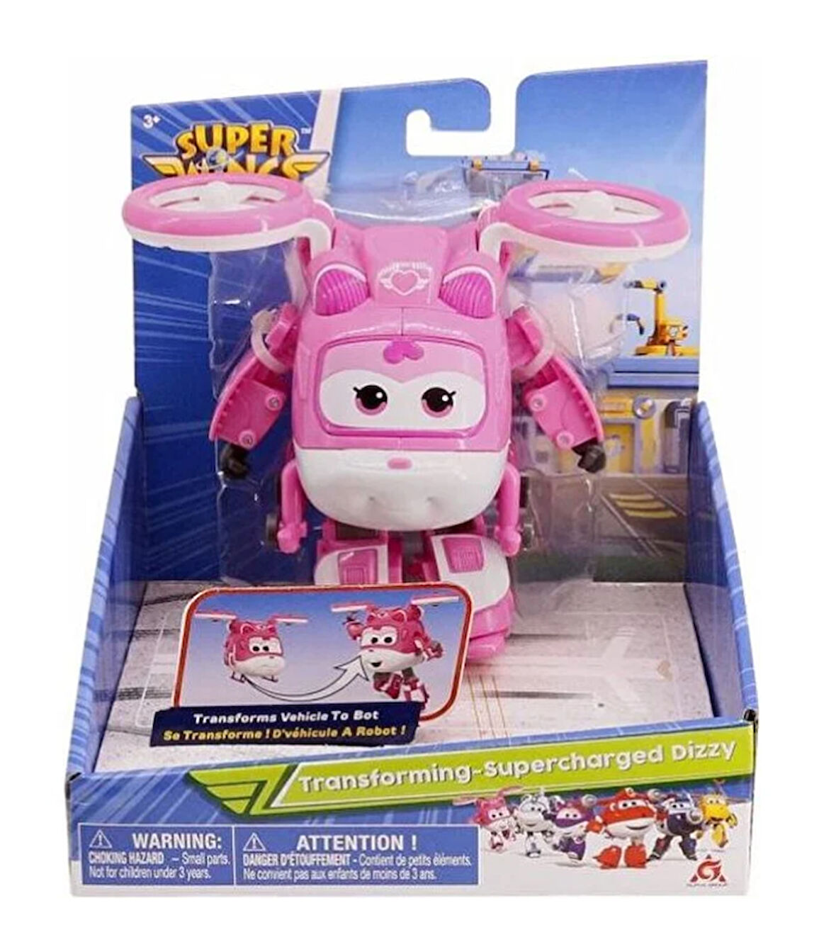 Kız Erkek Çocuk Oyuncak Harika Kanatlar Dönüşen Supercharged Dizzy Kız Erkek Çocuk Eğitici Eğitici Oyunc