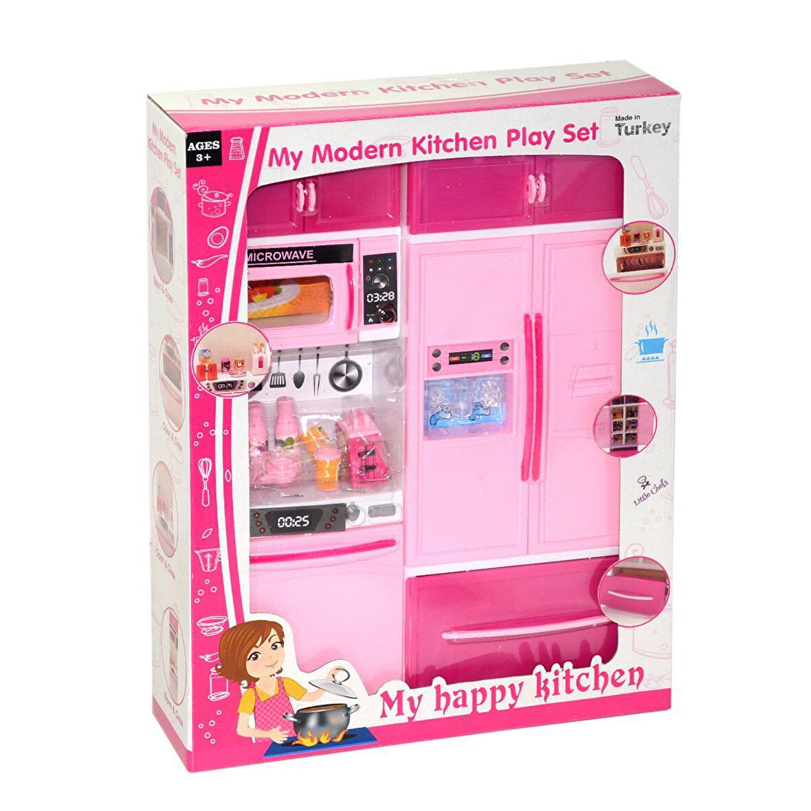 Eğitici Oyuncak 02305 Oydaş, Buzdolabı ve Bulaşık Makinesi Kız Erkek Çocuk Eğitici Eğitici Oyunc