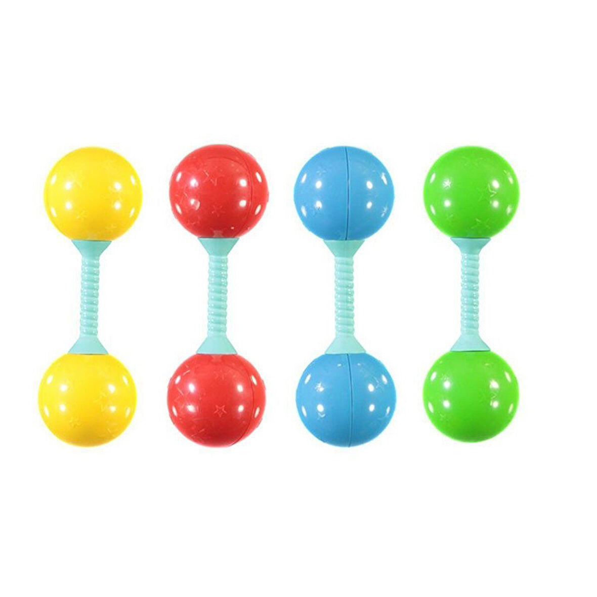 Kız Erkek Çocuk Oyuncak 4108 Halter Çıngırak - Dumbell / 4112 -1adet stokta olan gönderilir Kız Erkek Çocuk Eğitici Öğretici