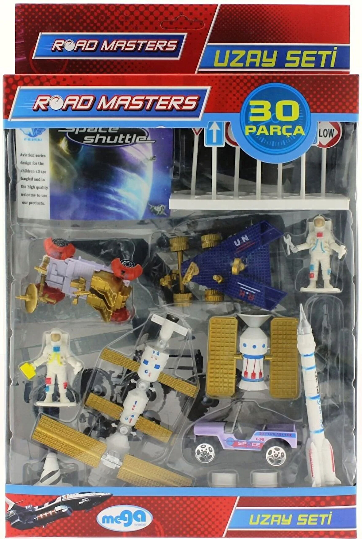 Öğretici Oyuncak Jeepli Metal Uzay Seti Jp8105 Kız Erkek Çocuk Eğitici