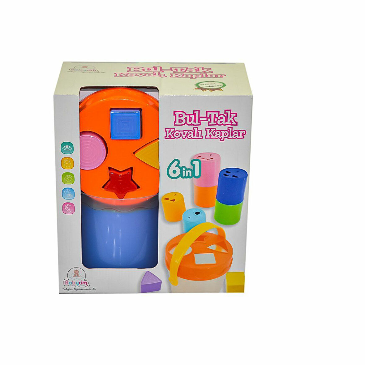 Eğitici Oyuncak URT026-001 İç İçe Kaplar Jumbo - Birlik Toys Kız Erkek Çocuk Eğitici Eğitici Oyu