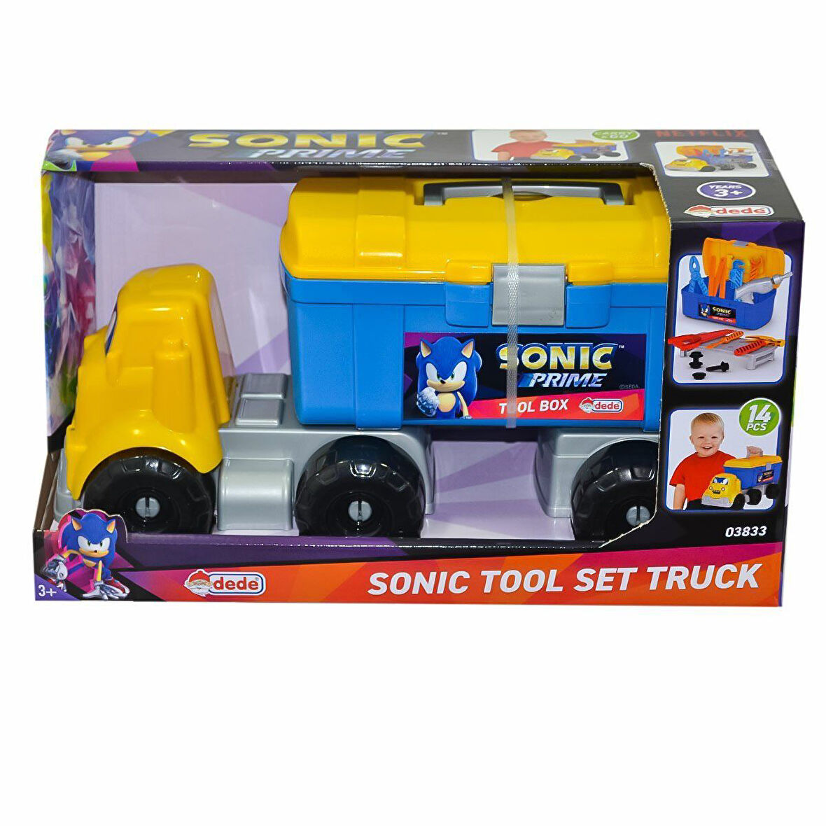 Öğretici Oyuncak 03833 Sonic Tamir Set Tır Kız Erkek Çocuk Eğitici