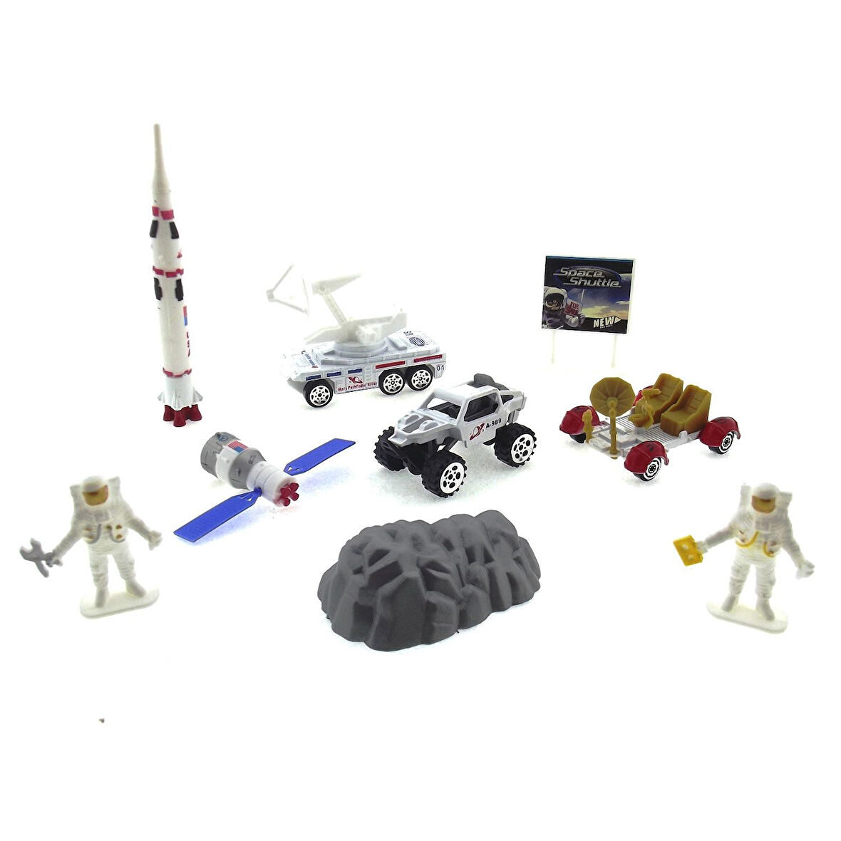 Öğretici Oyuncak 9 Parça Ay Keşif Seti Kız Erkek Çocuk Eğitici