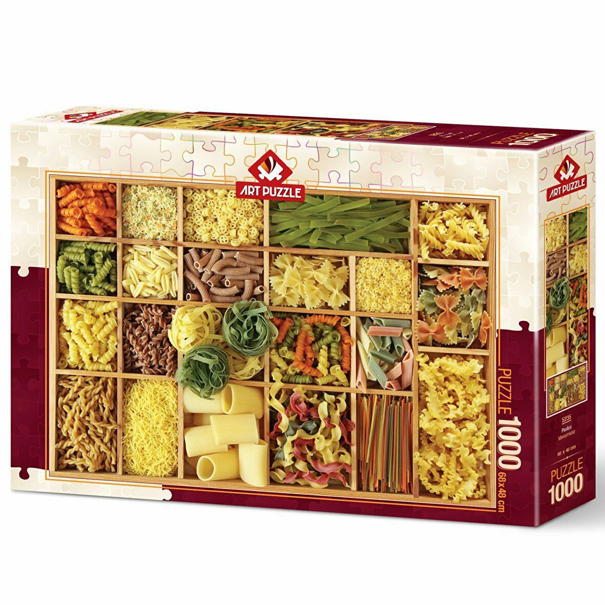 Kız Erkek Çocuk Oyuncak 5235 Makarnalar 1000 Parça - Art Puzzle Kız Erkek Çocuk Eğiticil