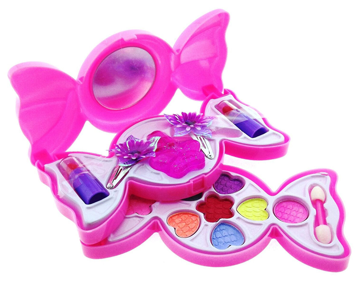 Eğitici Oyuncak Şeker Kutulu Makyaj Seti Kız Erkek Çocuk Eğitici