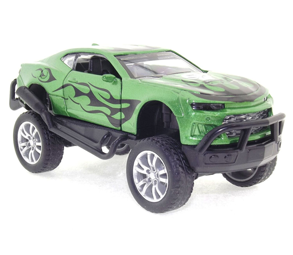 Eğlenceli Oyuncak Die Cast Çek Bırak Yeşil Arazi Aracı Kız Erkek Çocuk Eğitici