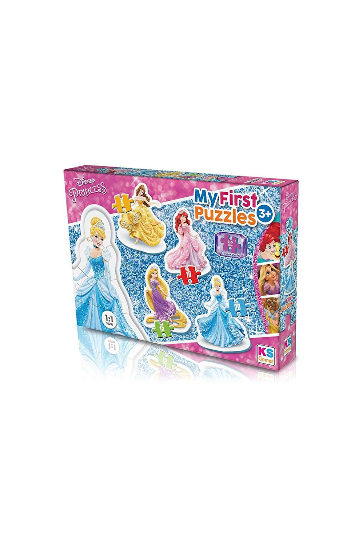 Kız Çocuk Oyuncak Erkek Çocuk Oyuncak PR 10304 Prenses Benim Puzzle 4 in 1 - Ks Puzzle Eğitici Oyunc