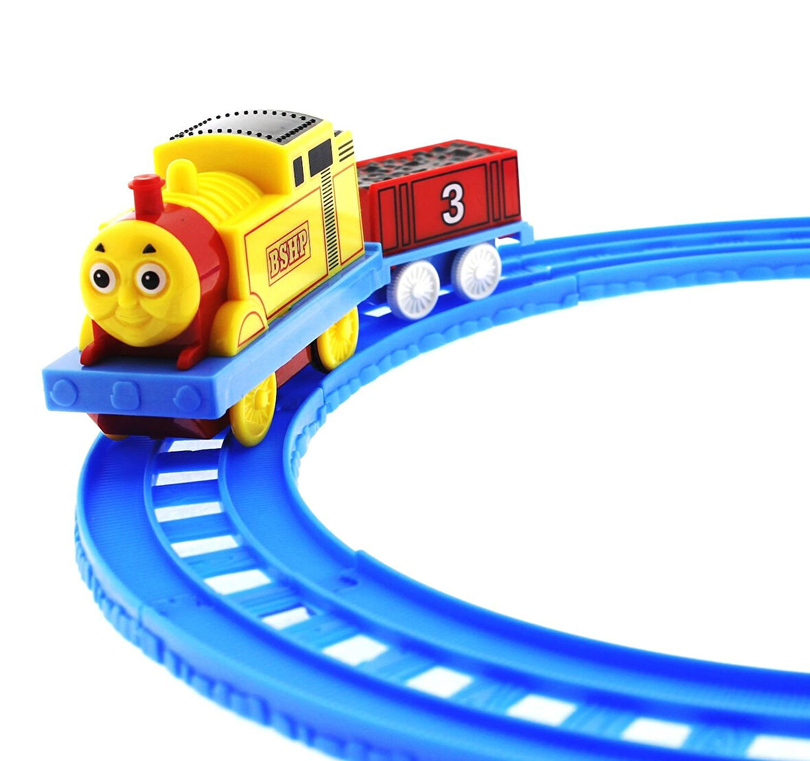 Eğitici Oyuncak Pilli Mini Tren Seti Kız Erkek Çocuk Eğitici