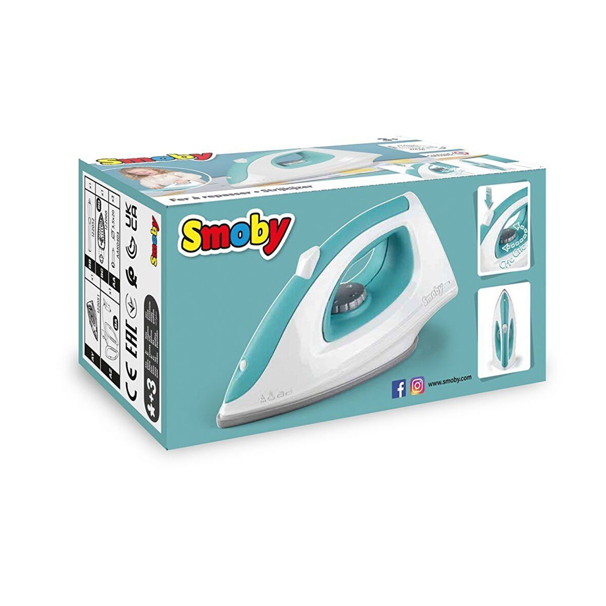 Eğlenceli Oyuncak 7600330122 Ütü **OYUNCAK**-Smoby Kız Erkek Çocuk Eğitici