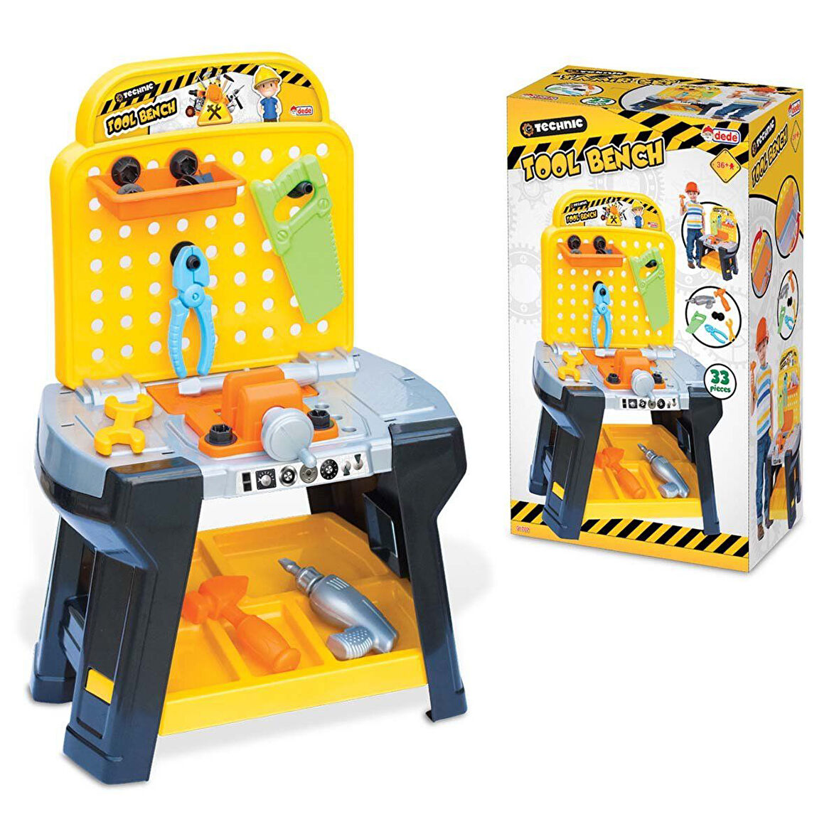 Eğitici Oyuncak Dede Teknik Tamir Seti Kız Erkek Çocuk Eğitici